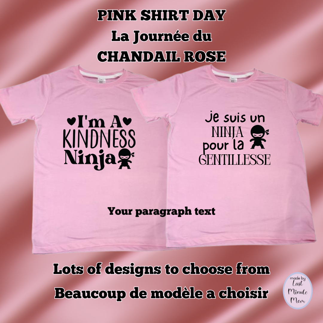 Pink Shirt Day / Jour du Chandail Rose