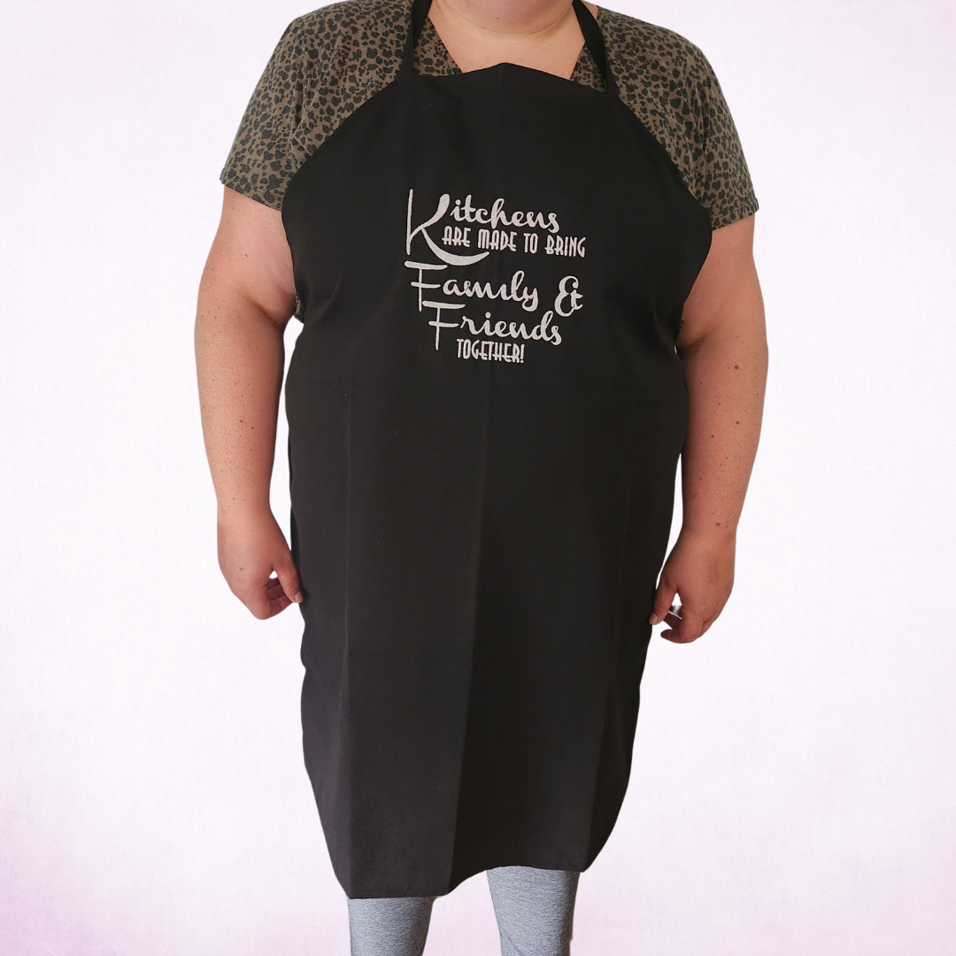 Kitchens Bring Family and Friends Together Embroidered Apron