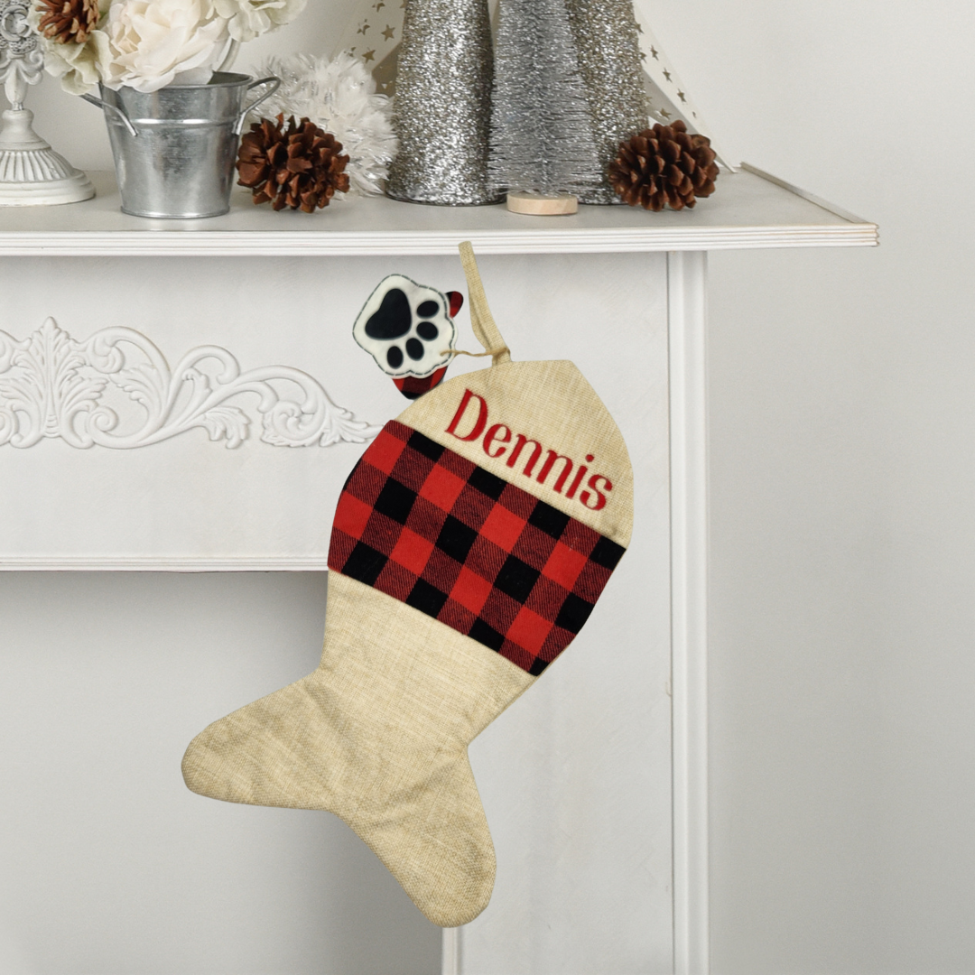 Embroidered Christmas Stockings