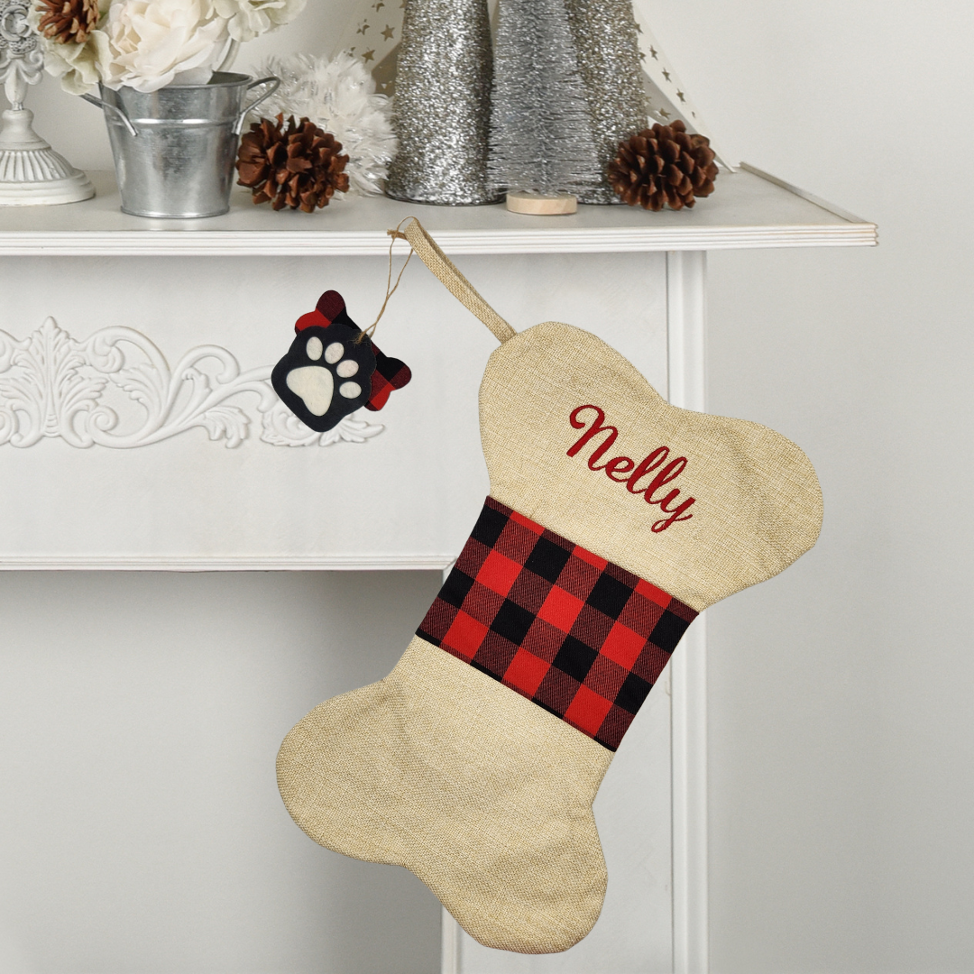 Embroidered Christmas Stockings