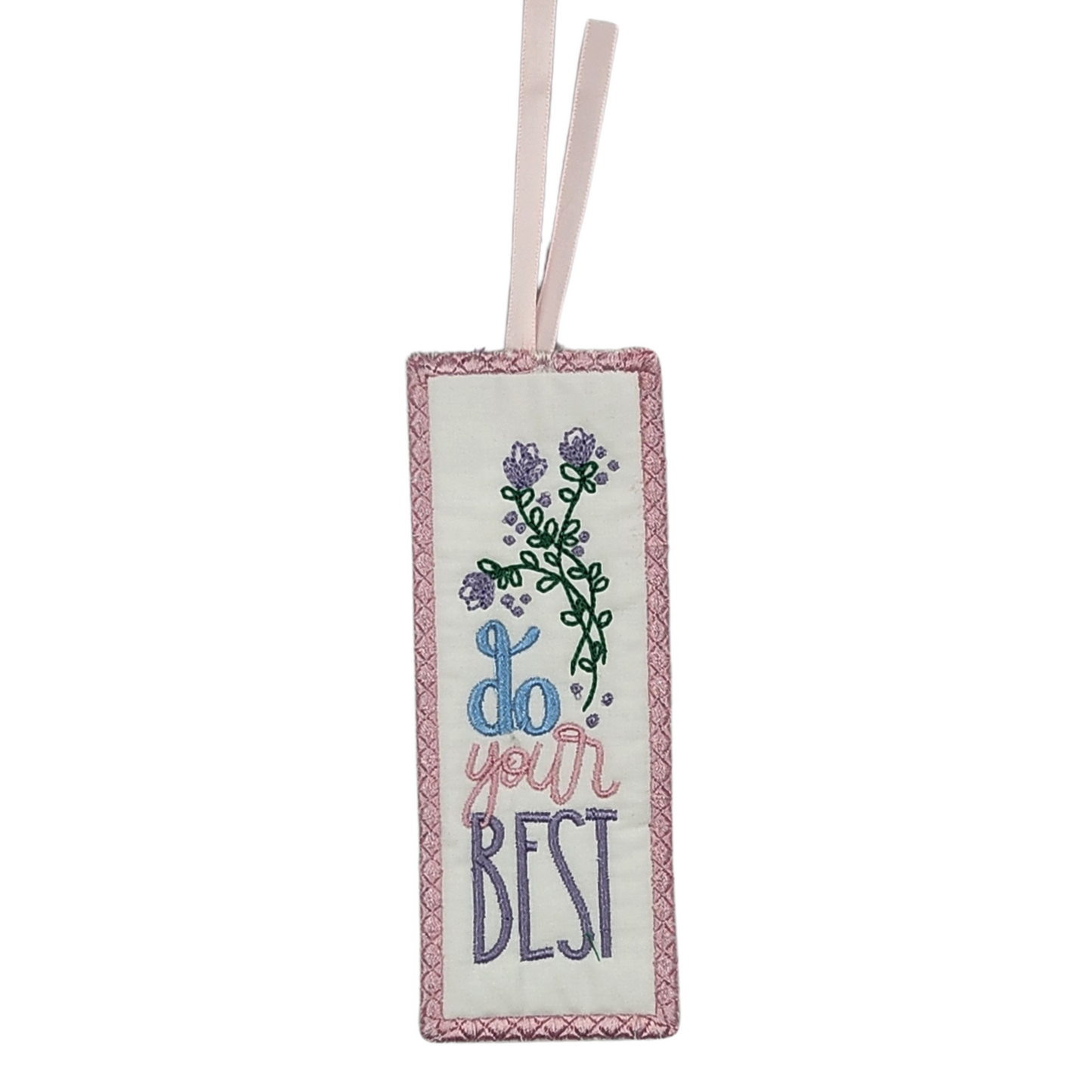 Embroidered Bookmark - Do Your Best