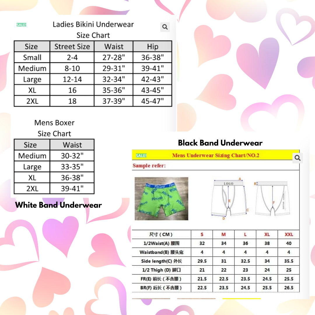 HIs and Hers custom undies