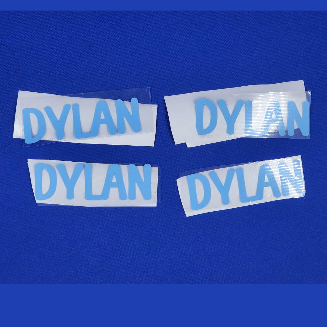 5 Iron-On Name Labels for $4