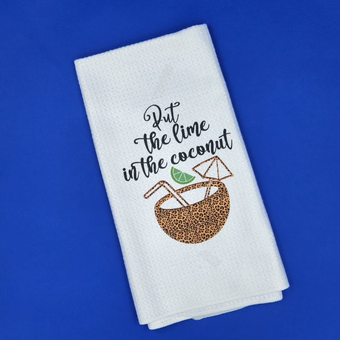 Put the Lime in the Coconut Tea Towel