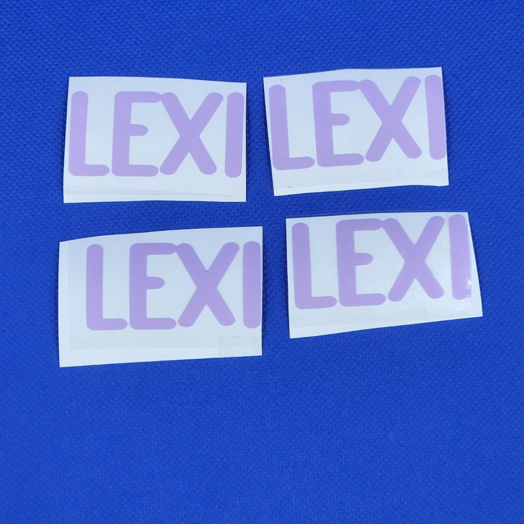 5 Iron-On Name Labels for $4