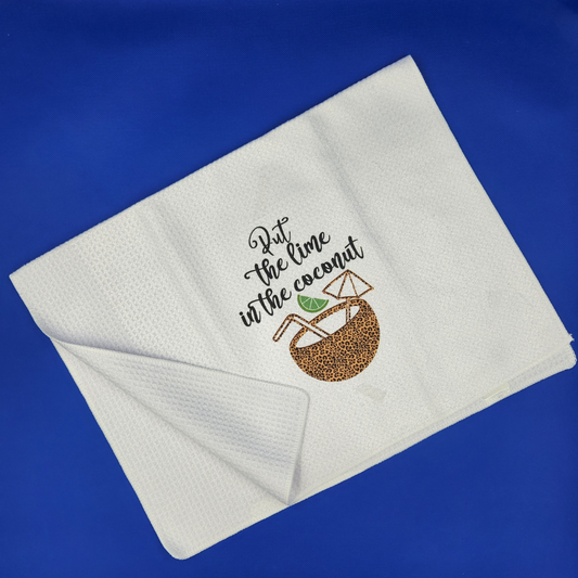 Put the Lime in the Coconut Tea Towel