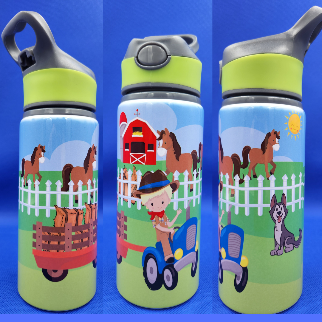 Kids Water Bottle - Farmer