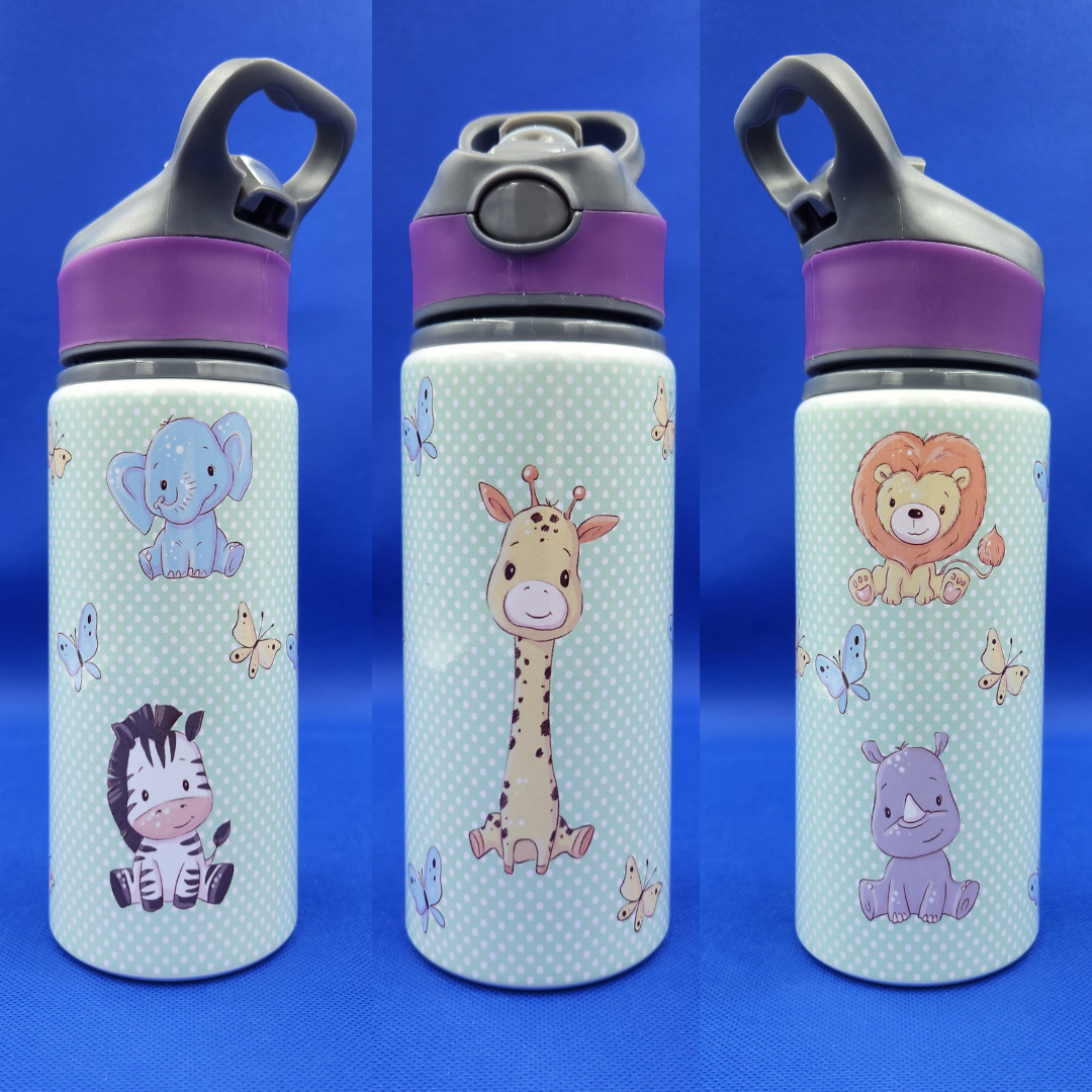 Kids Water Bottle - Animal Babies