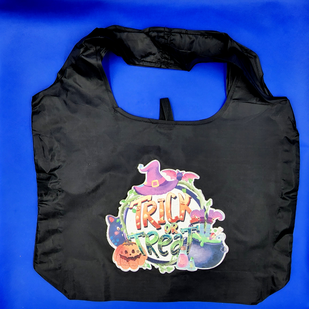 Glow-in-the-Dark Trick or Treat Bags - Wreath