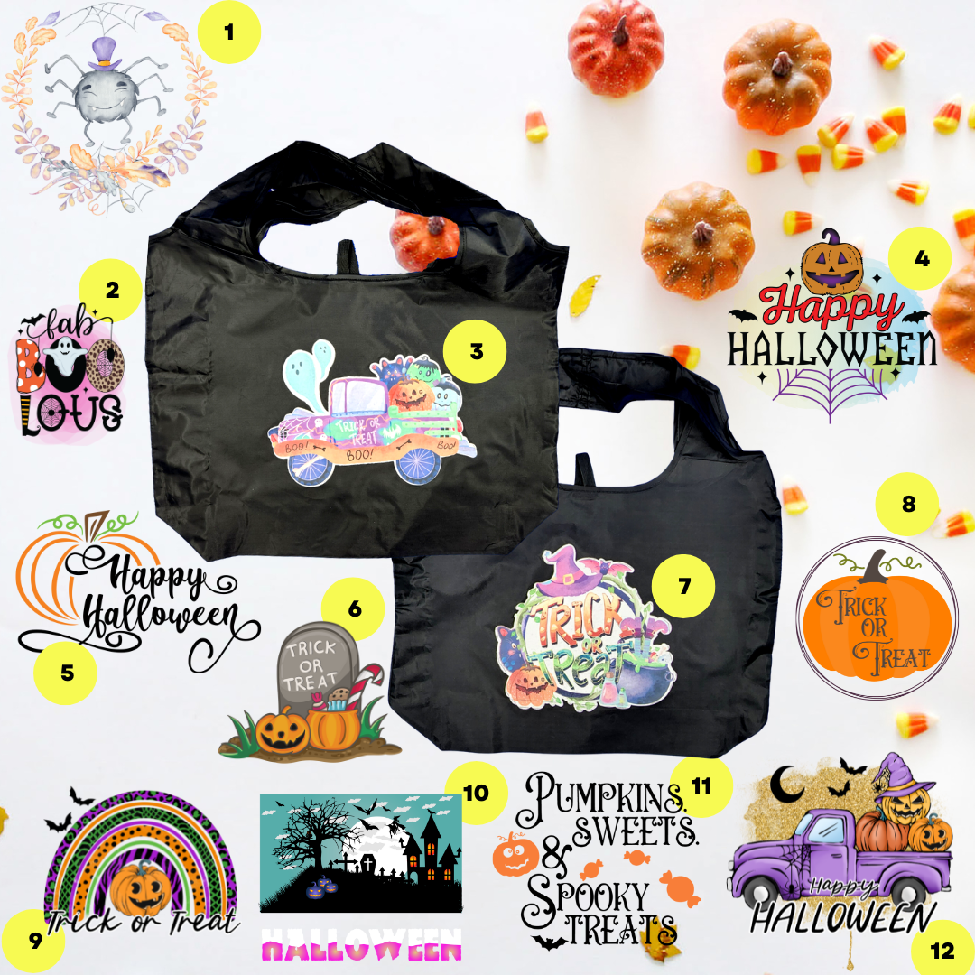 Glow-in-the-Dark Trick or Treat Bags
