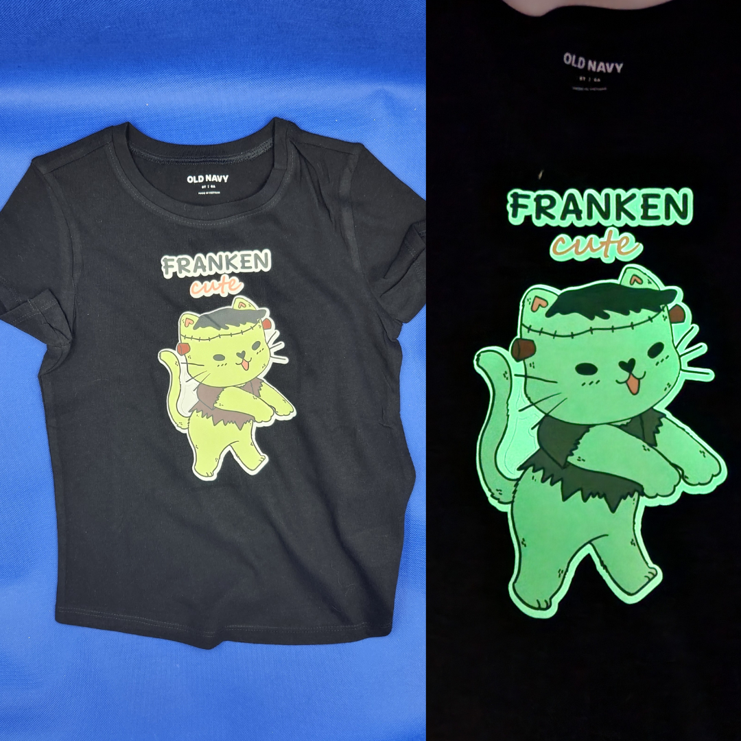 Glow in the Dark Franken Cute Shirt