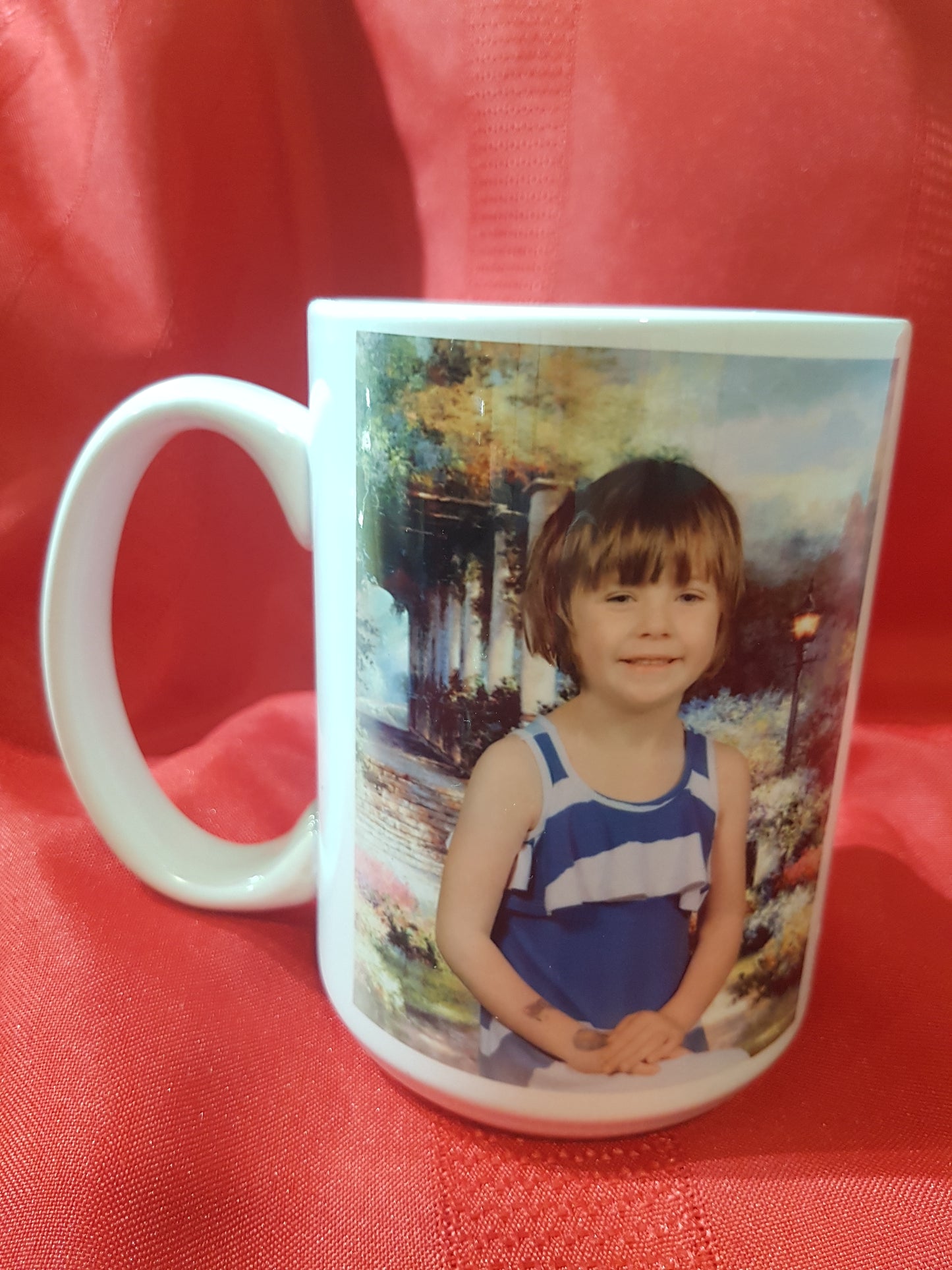 15 oz Custom Mug - pink inside