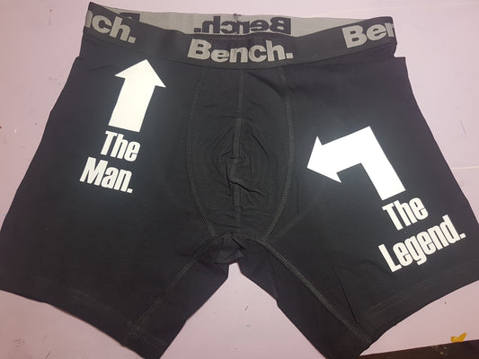 The Man The Legend Boxer Shorts