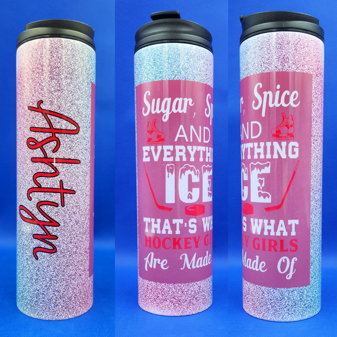 Flip Top 20 oz Tumbler - Hockey Girl