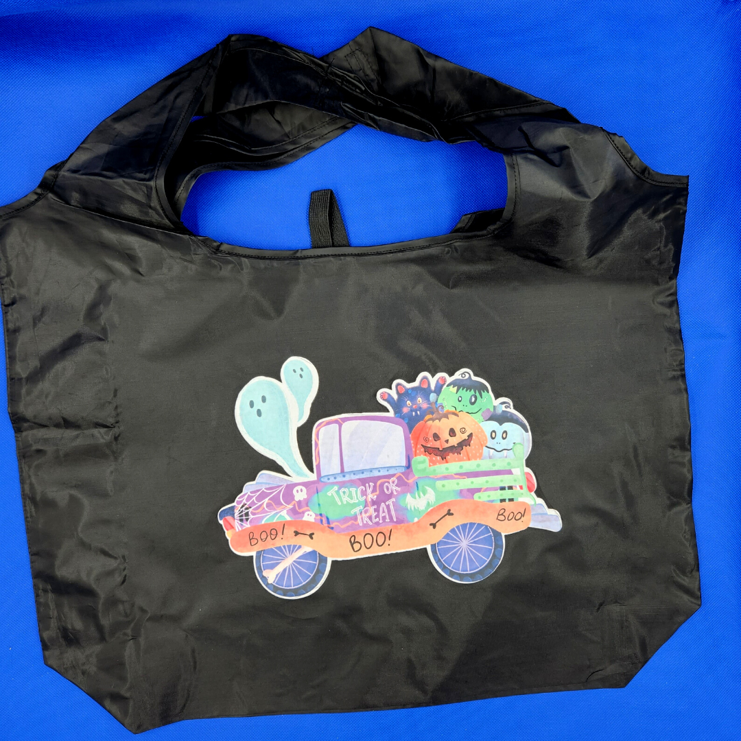 Glow-in-the-Dark Trick or Treat Bags - Truck