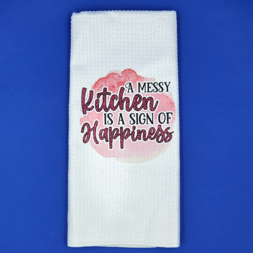 Messy Kitchen Tea Towel