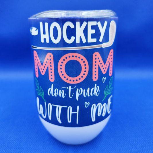 Hockey Mom Wine Tumber