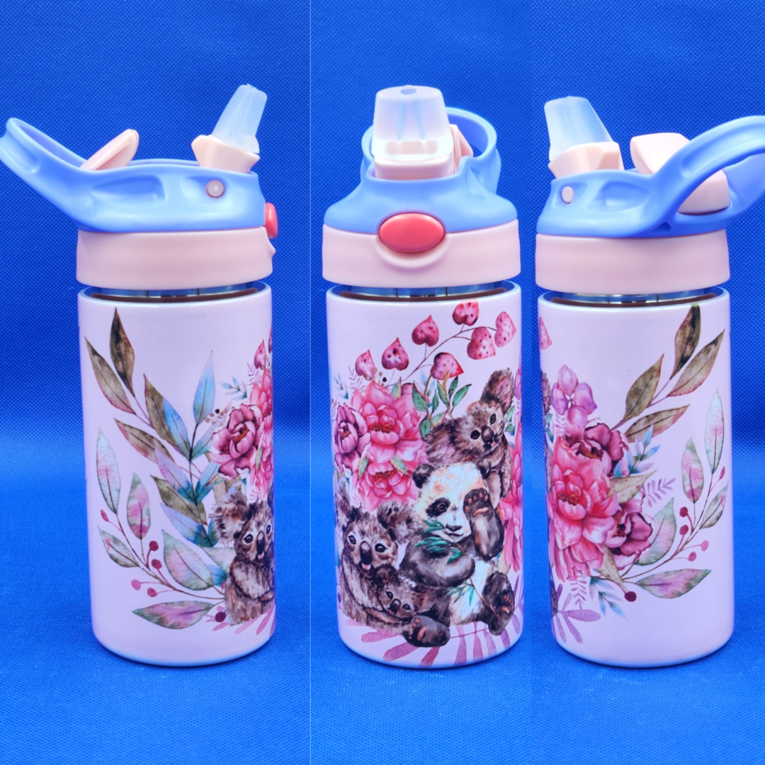 Panda and Koalas 12 oz Kids Water bottle