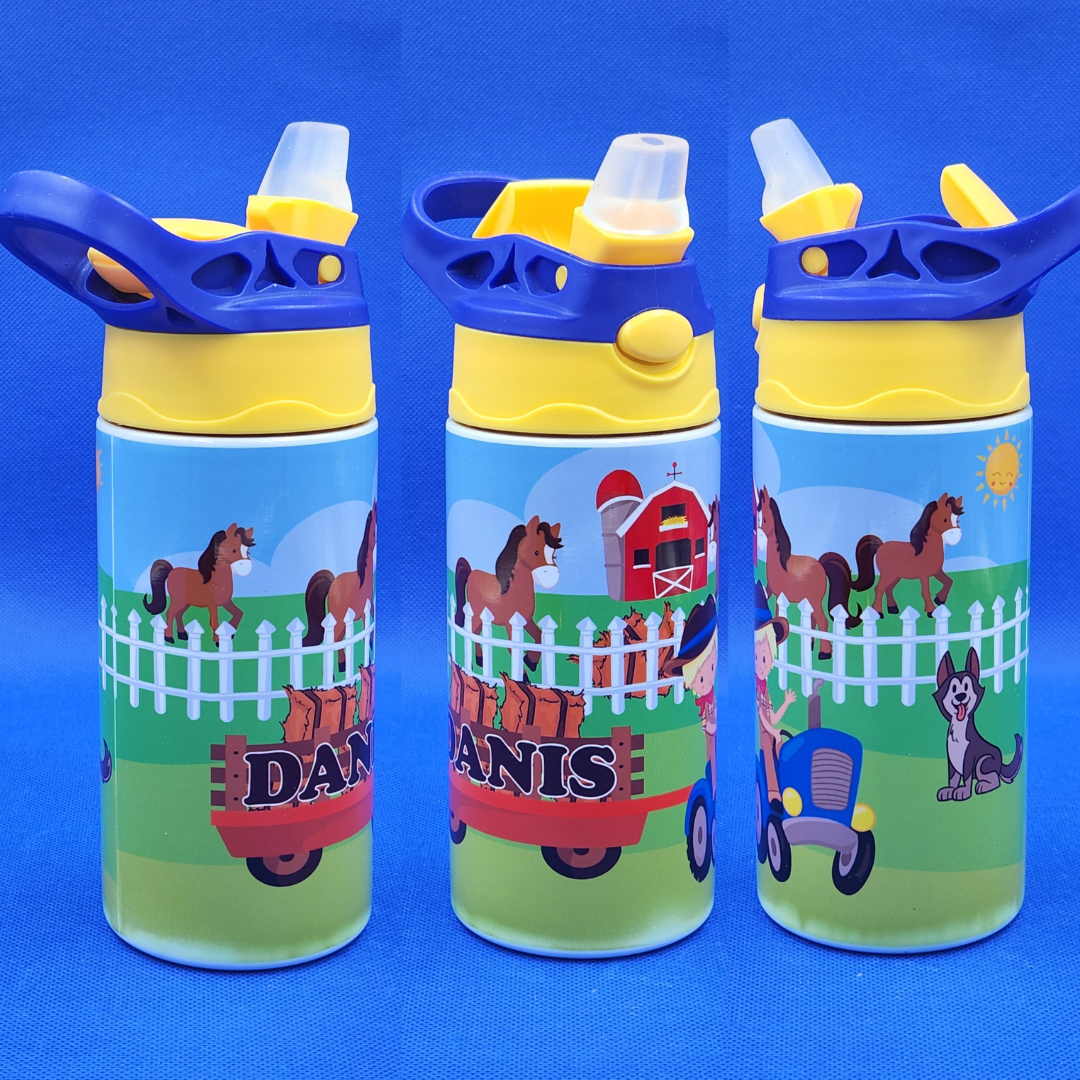 Kids Water Bottle - Farmer