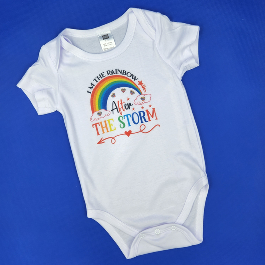 I am the Rainbow After the Storm Baby Bodysuit