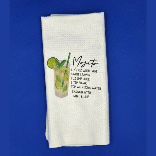 Mojito Recipe Tea Towel