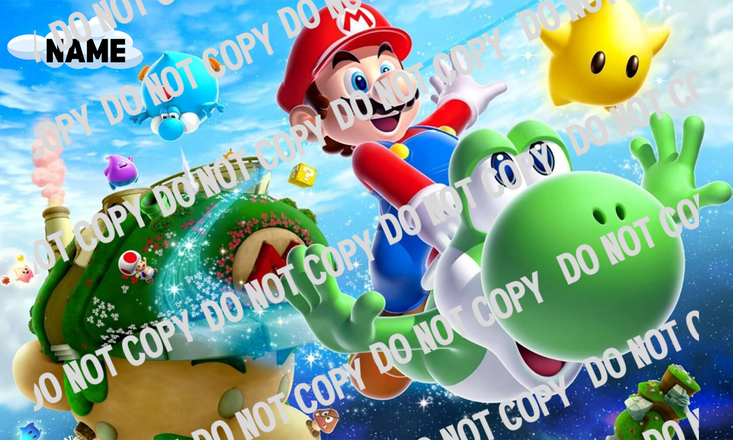 Mario 12 oz Kids Water bottle