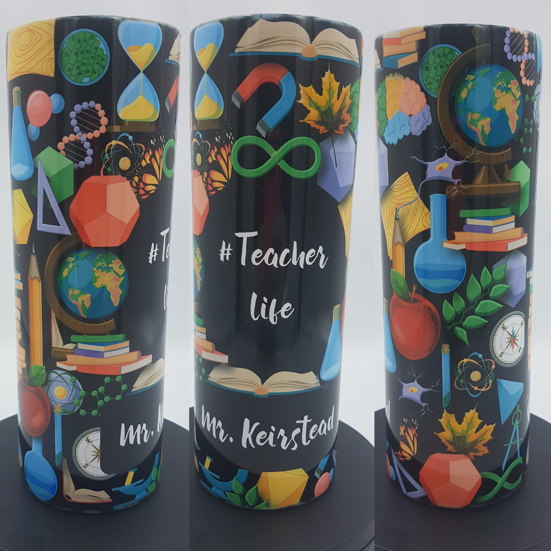 20 oz Teacher Tumbler - Teacher Life