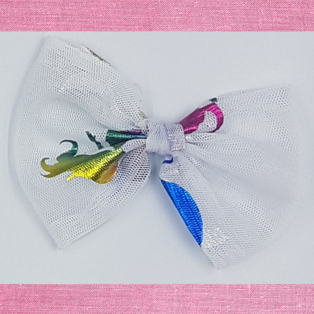 Holo Mermaid Hair Bow