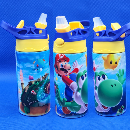 Mario 12 oz Kids Water bottle