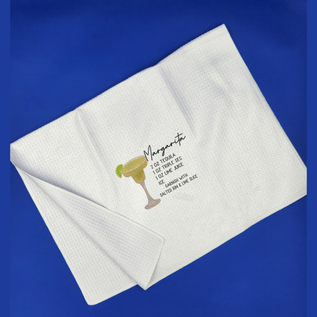 Margarita Recipe Tea Towel