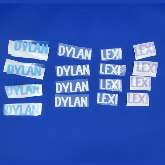 5 Iron-On Name Labels for $4