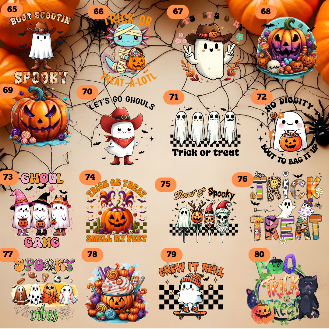 Personalized Halloween Trick or Treat Bags