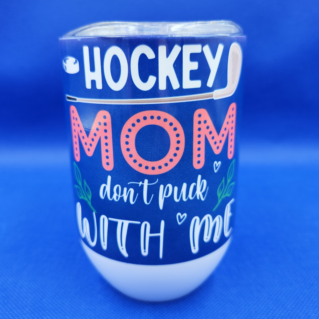 Hockey Mom Wine Tumber