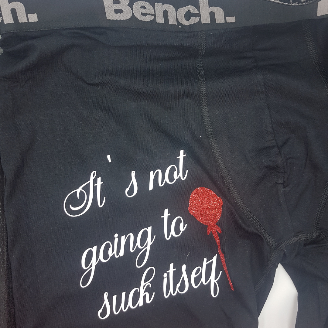 It's Not Going to Suck Itself Boxer Shorts – Made by Last Minute Mom