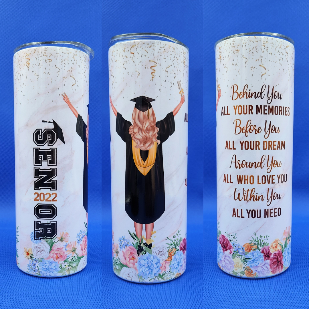 20 oz 2022 Girl Graduation Tumbler